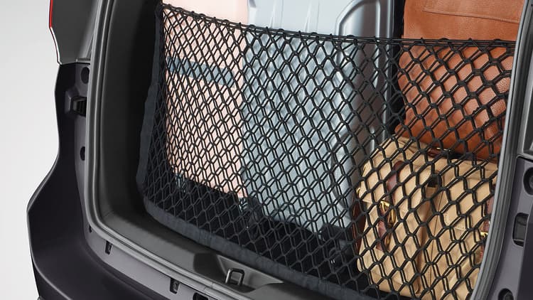 Keep your luggage securely in place in the trunk with the nets