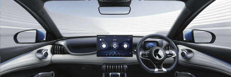 Interior Canggih yang Berirama
Kabin cerdas yang canggih ditata dengan konsep olahraga dan kebugaran, yang dipimpin oleh konsep desain interior
ruang yang sporty dan dinamis dalam suasana yang tenang.