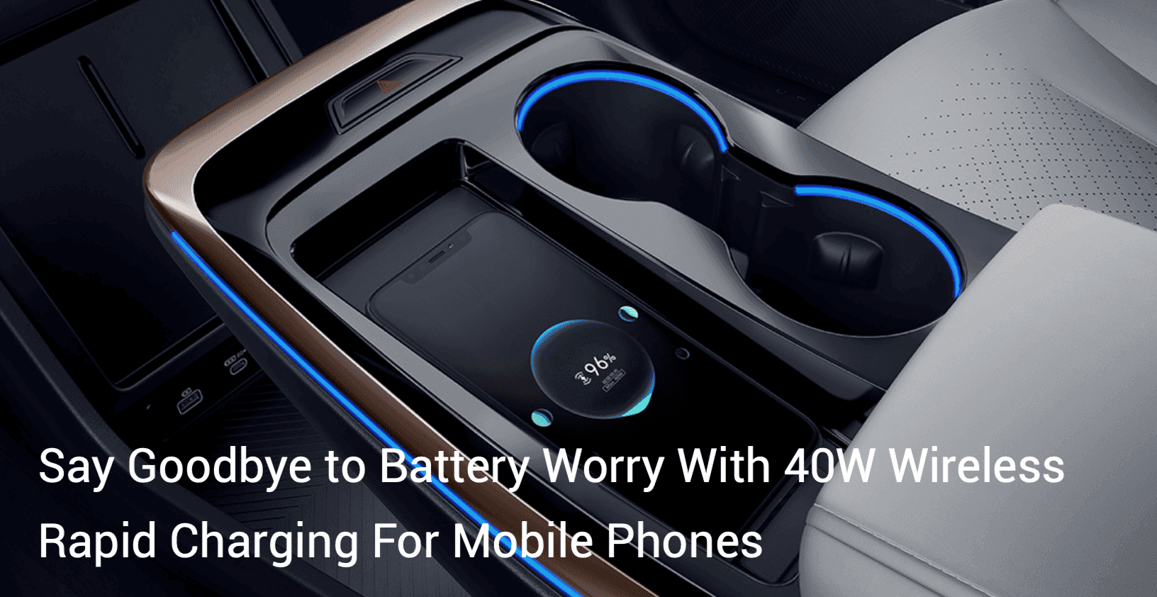 pengisian daya baterai tanpa kabel, cukup dengan memarkirkan mobil di atas pad khusus. Teknologi ini praktis, aman, efisien, dan terintegrasi dengan sistem mobil untuk memantau proses pengisian secara real time.