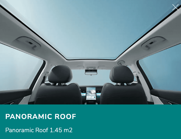 Panoramic Roof 1.45 m2