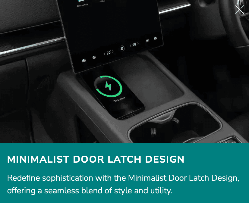 Stay powered up on the go with Wireless Charging, ensuring your devices are always ready when you are.