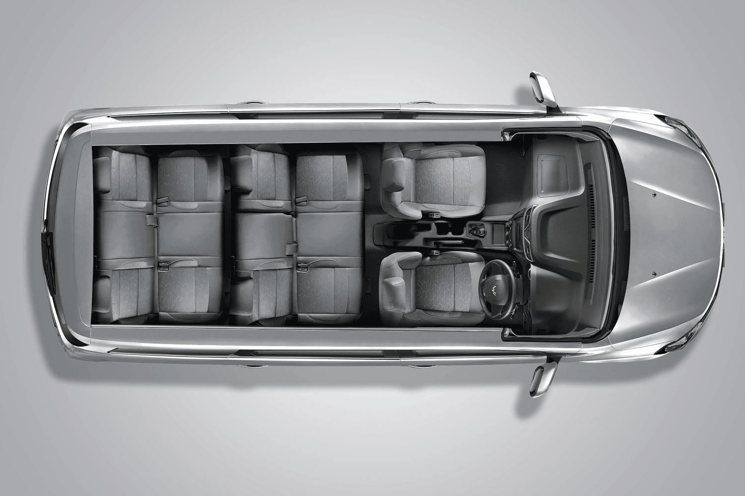 Spacious interior 8-Seat